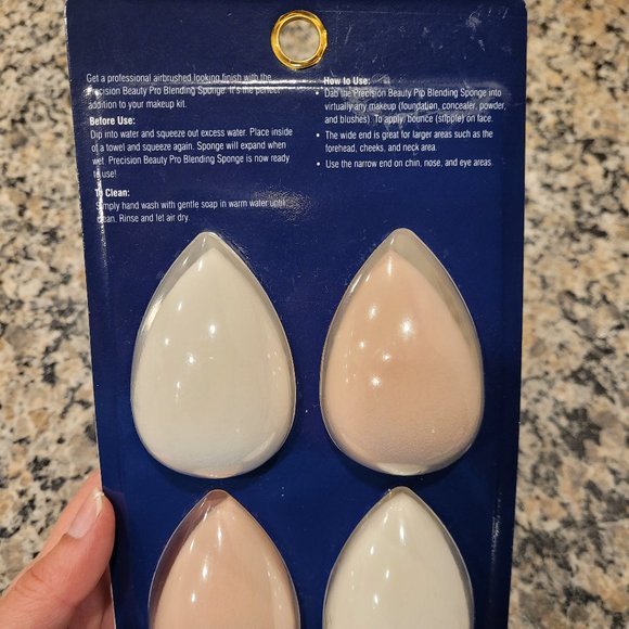 Precision Beauty BEAUTY BLENDING / BLENDING SPONGES 4x PACK - Picture 5 of 6
